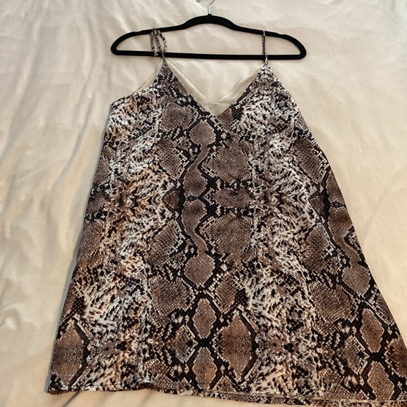 Shein Snakeskin Silk Dress - Picture 5 of 7